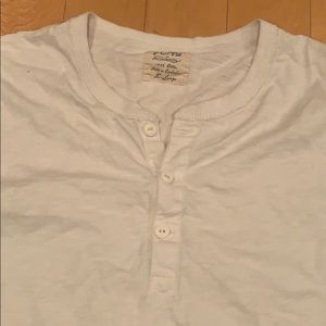 Jcrew half button pullover t shirt